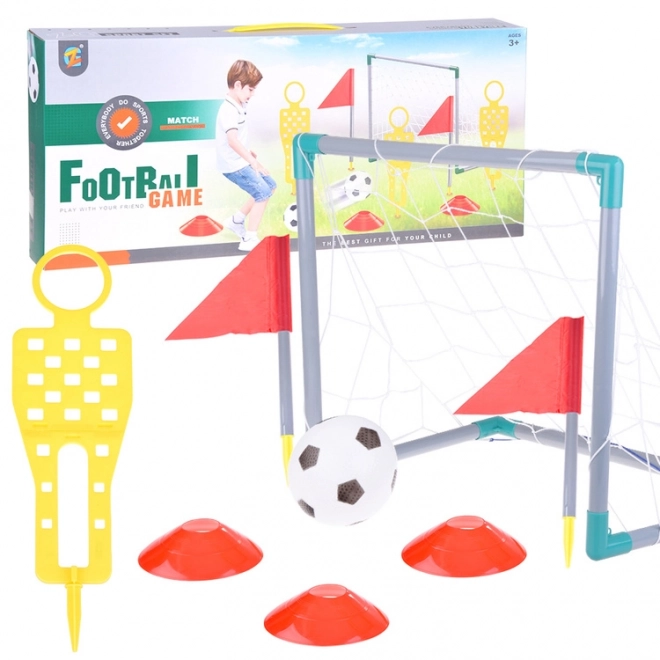 Children's Soccer Goal Set with Ball and Cones