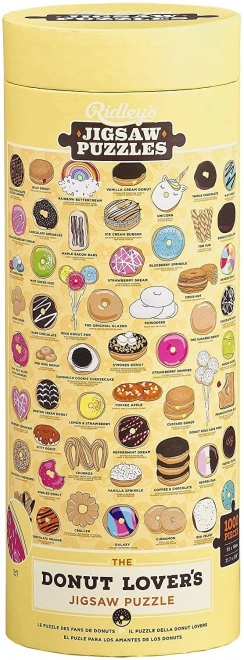 Ridley's Donut Lover's Puzzle 1000 Pieces