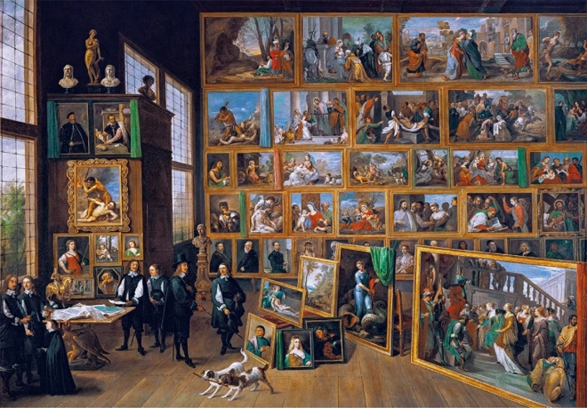 Clementoni Puzzle Museum Collection: Archduke Leopold Wilhelm in his Painting Gallery in Brussels