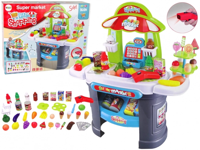 Children's Supermarket Play Set with Scanner