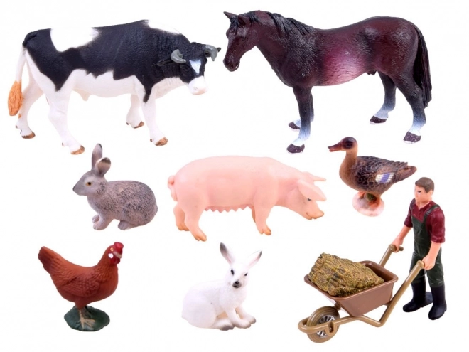 Hand Painted Farm Animal Set – A