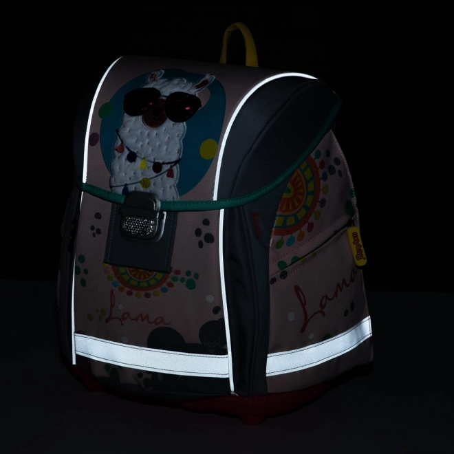 School Backpack Premium Light with Llama Design