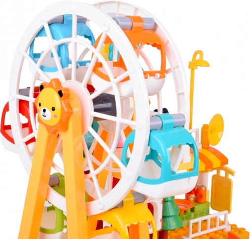Large Colorful Blocks Happy Park Playground with Slides 235 pcs