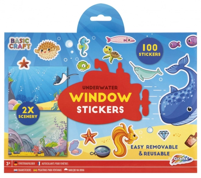 Creative Window Sticker Set with Scenes