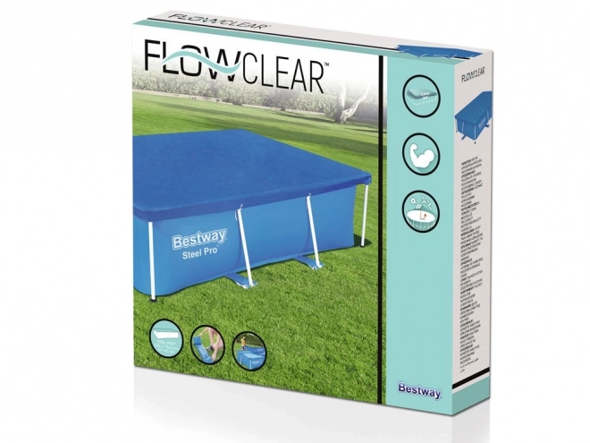 Protective Pool Cover for Rectangular Frame Pools