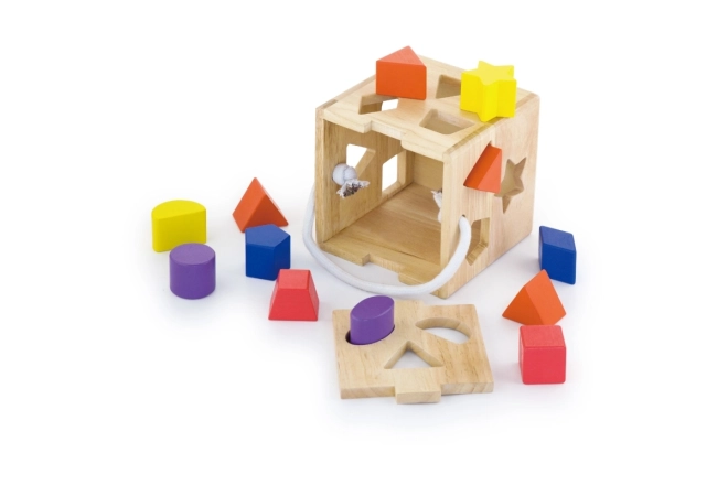 Wooden Shape Sorting Cube