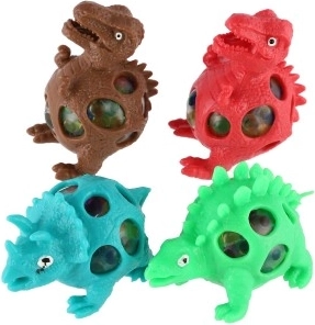 Čtyři veselé dinosaury barvy