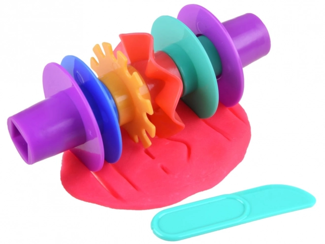 Colorful Modeling Clay Set with Number and Shape Molds