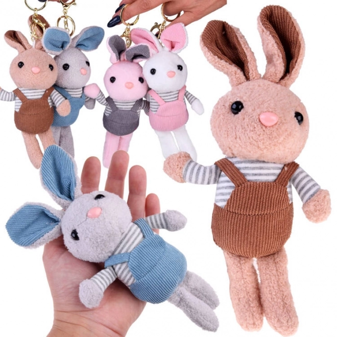 Plush Rabbit Toy with Corduroy Overalls