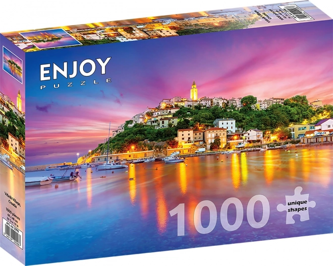 Enjoy puzzle village Vrbnik Croatia 1000 pieces