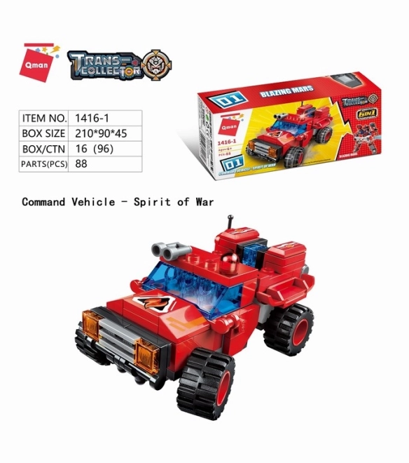 Blazing Mars Fire Rescue Set 6-in-1