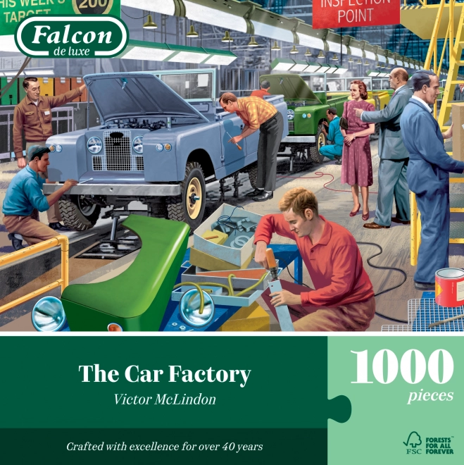 Puzzle Fabryka samochodów 1000 elementów