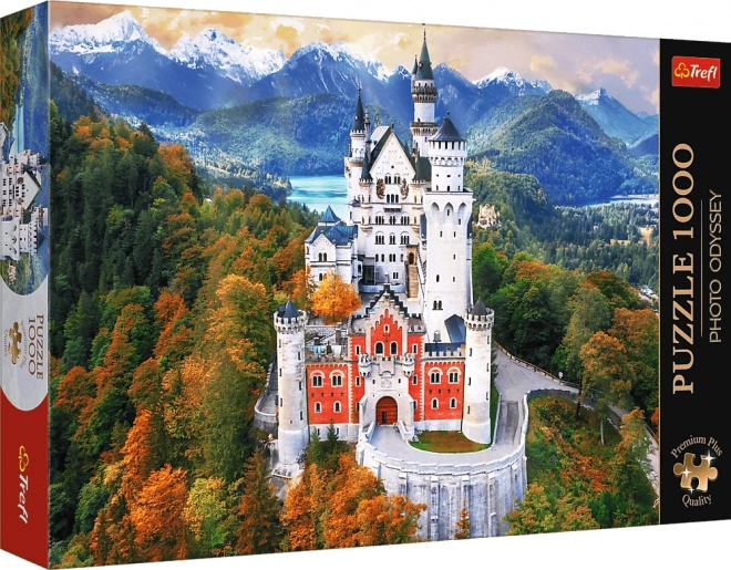 Premium Plus Photo Odyssey Neuschwanstein Castle Puzzle 1000 Pieces