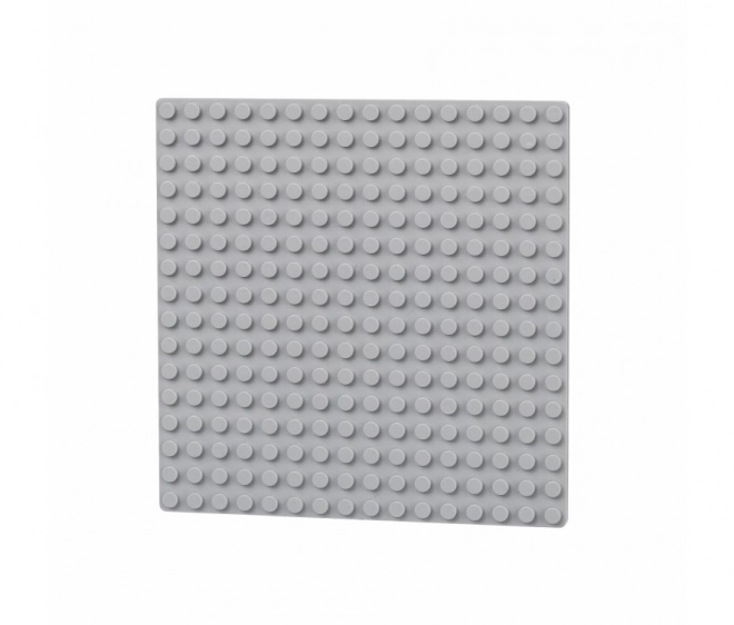 Double-Sided Building Base Plate 16x16 Light Gray