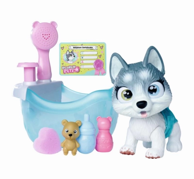 Husky Puppy Pamper Petz Bath Set