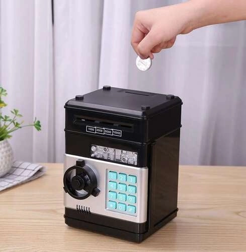 Electronic Safe Piggy Bank with ATM Function