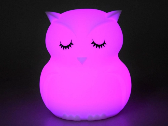 Owl Soft Silicone Night Light with Remote Control