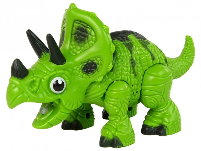 Interactive Triceratops Dinosaur with Steam and Sound Features