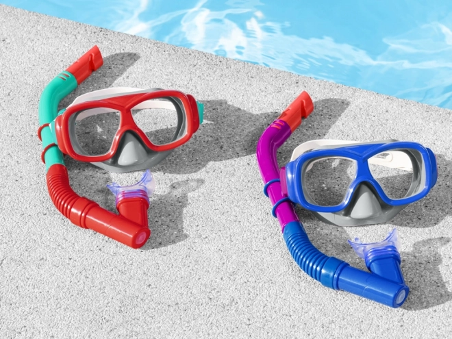 Snorkeling Mask and Snorkel Set for Kids – purple