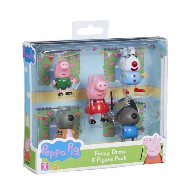 Peppa Pig 5-Figure Dress-up Set