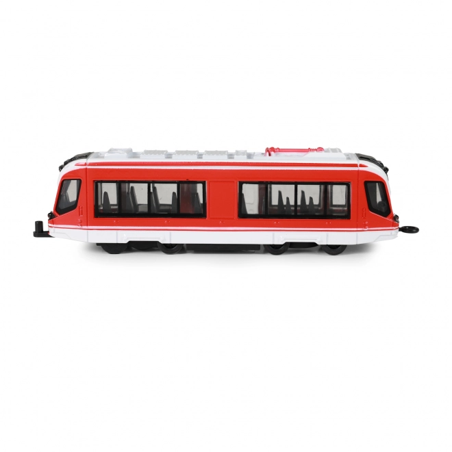 Metal Red Tram Toy