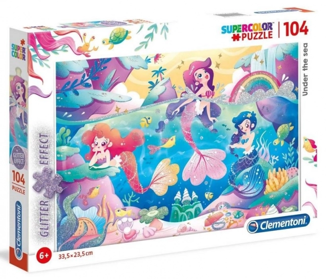 Glitter Puzzle Under the Sea for Kids