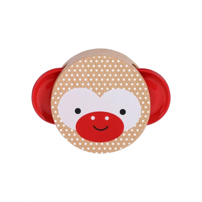 Wooden Tambourine Monkey by Petit Collage