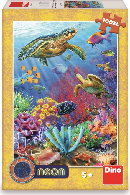 Glowing Underwater World XL Puzzle by Dino