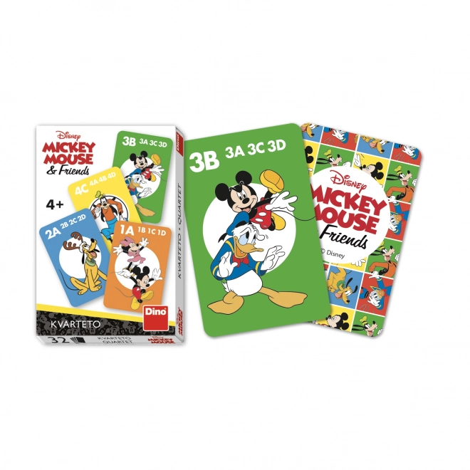 Mickey and Friends Quartet Card Game