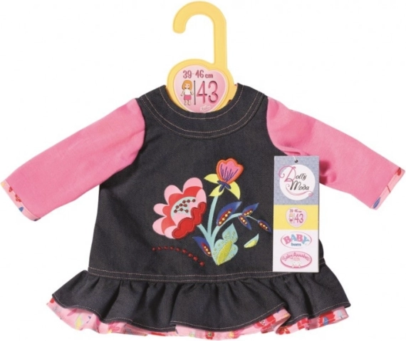 Dolly Moda Vestitino in Jeans, 43 cm
