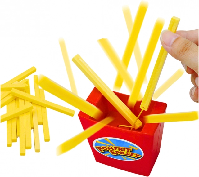 Jeu familial de compétences Frites Sautantes