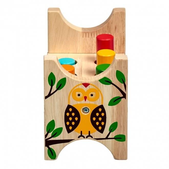 Forest Owl Wooden Hammering Toy