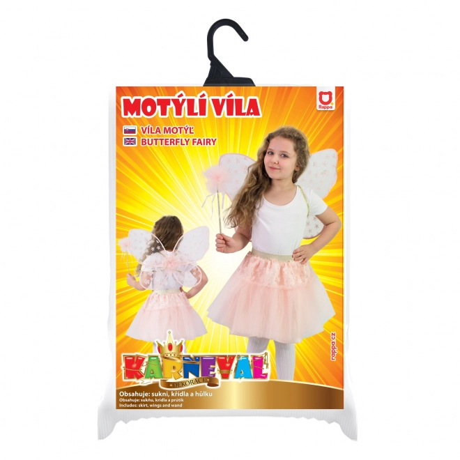 Flower Fairy Costume with Wand and Wings