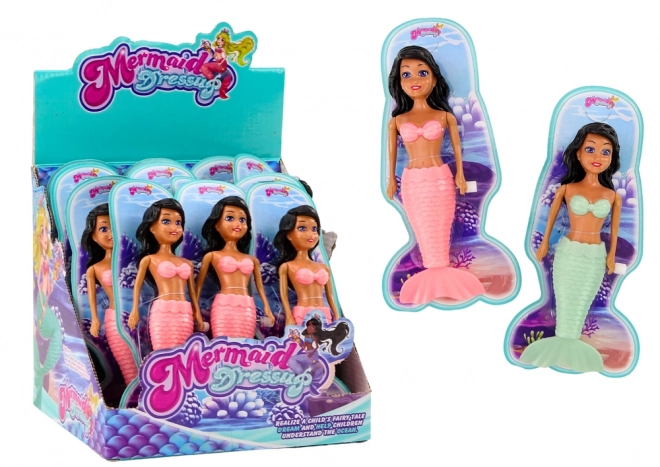 Wind-Up Swimming Mermaid Doll for Bath