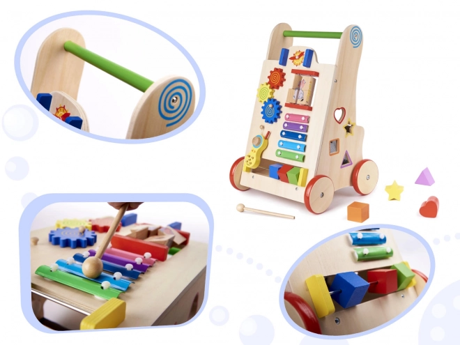 Wooden Walker Educational Cube 6-in-1