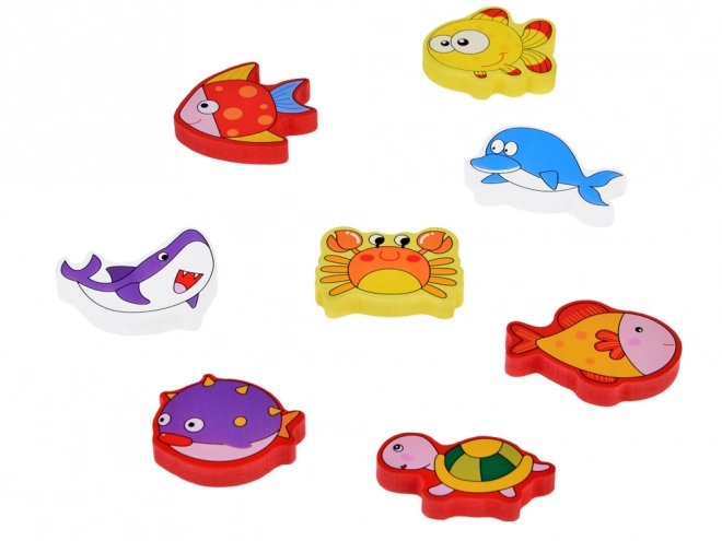 Wooden Puzzle Underwater World Fish Set