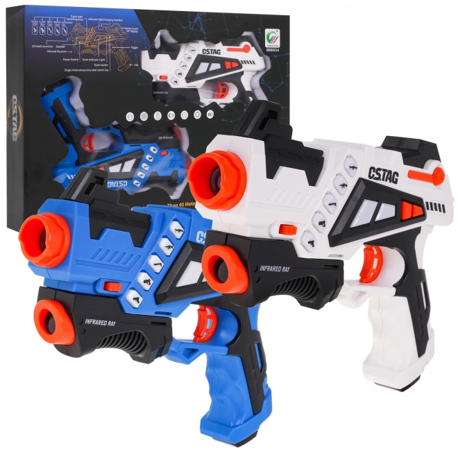 Laser Gun Set for Kids - Electronic Display & Shooting Modes