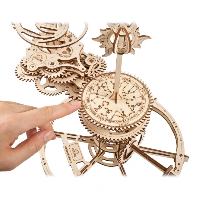 Ugears wooden mechanical tellurium puzzle