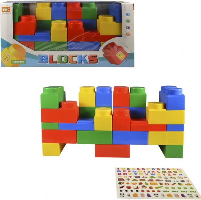 MaDe kleurrijke blokjes 32 stuks