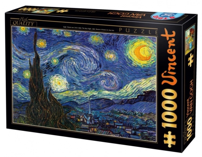 Puzzel Caféterras bij Nacht van Vincent van Gogh - 1000 stukjes