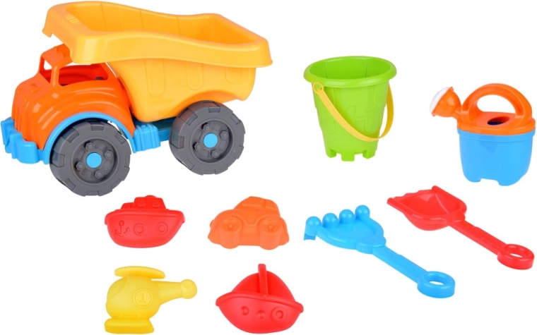 Popoln plažni komplet z orodji in modelčki