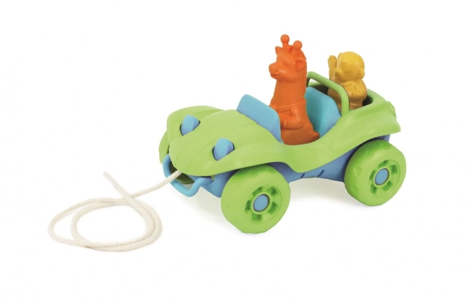 Pull Toy Car Green