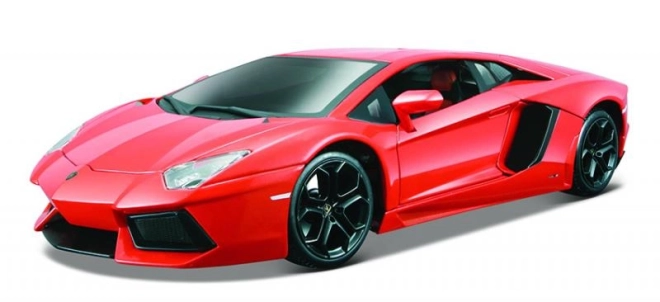 Bburago Lamborghini Aventador LP700-4 Diecast Model in Metallic Orange