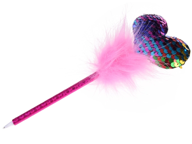 Unique Pen with Fluffy Pom Pom