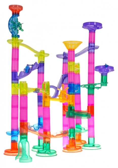 Children's Marble Run Construction Set