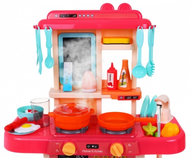 Pink Kitchen Playset with Accessories