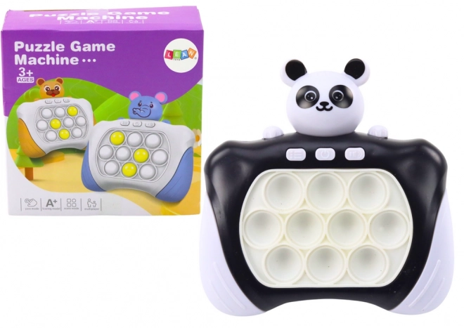 Interactive Pop-It Panda Console Game