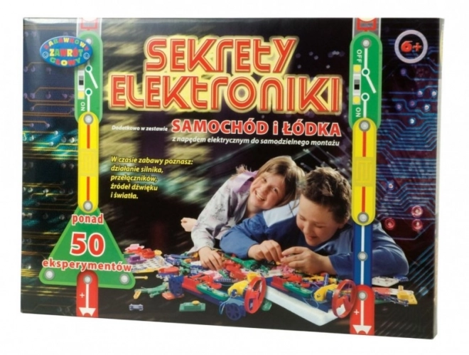 Secrets of Electronics Science Kit - Car and Boat Model