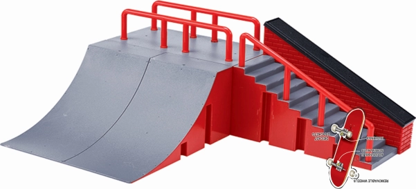 Fingerboard Set with Ramp and Stairs