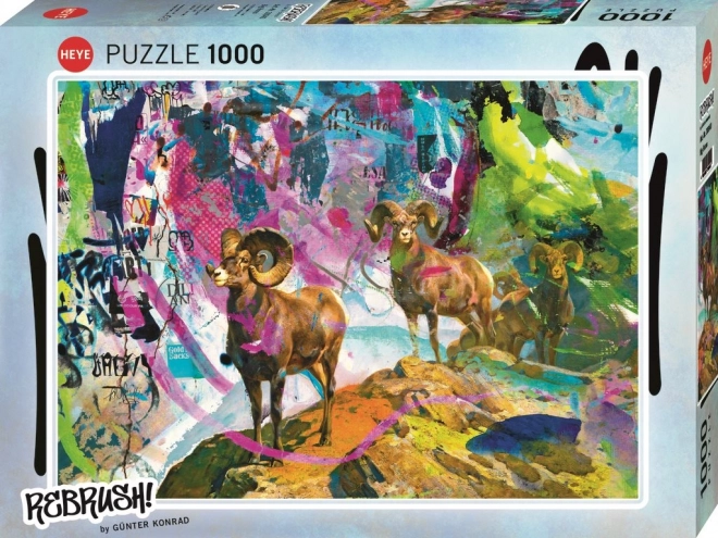 Heye Puzzle Rebrush! Large Horns 1000 Pieces